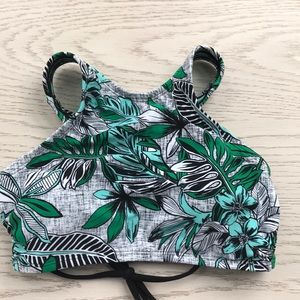 high neck bikini top